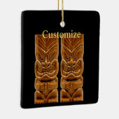 金ゴールドティキ彫刻サンダー_コーブ セラミックオーナメント (右)