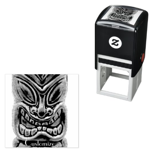 金ゴールドティキ彫刻サンダー_コーブ セルフインキングスタンプ (インサイチュ)