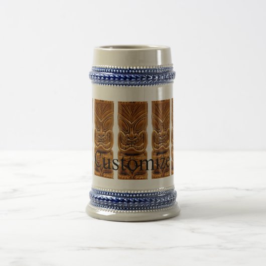 金ゴールドティキ彫刻サンダー_コーブ ビールジョッキ (中央)