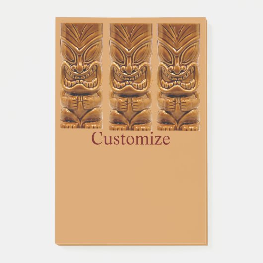 金ゴールドティキ彫刻サンダー_コーブ ポストイット (正面)