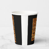 金ゴールドティキ彫刻サンダー_コーブ 紙コップ (右)