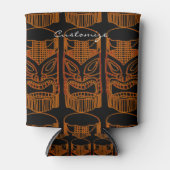 金ゴールドティキ彫刻サンダー_コーブ 缶クーラー (正面)