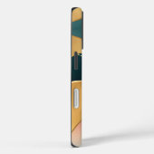 金ゴールドティール(緑がかった色)およびバラオーガニック形状 Case-Mate iPhoneケース (裏面 / 右)