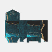 金ゴールドティール（緑がかった色）アクアアゲ結婚ート フェイバーボックス (折り畳みなし)