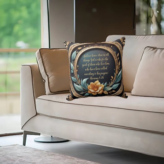 金ゴールドティール(緑がかった色)ヴェローナサンセットカスタマイズ クッション