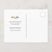 金ゴールドテキサス州州引越し案内はがき 案内ポストカード (裏面)