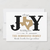 金ゴールドテキサス州JOY写真 シーズンカード (正面)