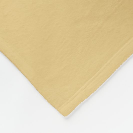 金ゴールドテクスチフェイクーのメタリックなアクセント フリースブランケット (角)