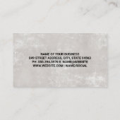 金ゴールドテクスチャブラシ |テクスチャウォール 名刺 (裏面)