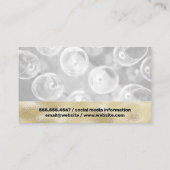 金ゴールドテクスチャーワイングラス 名刺 (裏面)