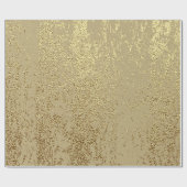 金ゴールドテグランジクスチャを使用して効果を作成動揺してする ラッピングペーパー (フラット)