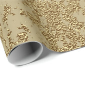 金ゴールドテグランジクスチャを使用して効果を作成動揺してする ラッピングペーパー (ロールコーナー)