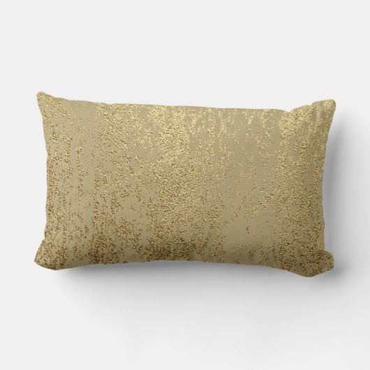 金ゴールドテグランジクスチャを使用して効果を作成動揺してする ランバークッション (裏面)