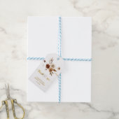 金ゴールドテラコッタラスト秋ブライダルシャワー ギフトタグ (より糸付き)