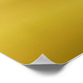 金ゴールドテンプレートの背カスタム景 ポスター (角)