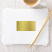 金ゴールドテンプレート戻カスタマイズ ラベル (インサイチュ)