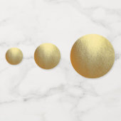 金ゴールドテーブル紙吹雪 コンフェッティ (裏面)