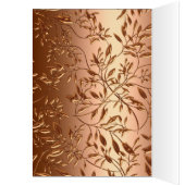 金ゴールドテーブル配置カードメニュー (内側 (左))