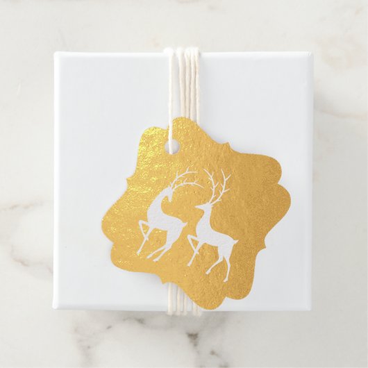 金ゴールドディアホリデーピースレッドリバース フェイバータグ (箱)