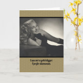 金ゴールドディガーおもしろいヴィンテージ1940sノートカードではない カード (黄色い花)