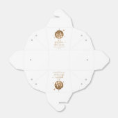 金ゴールドディスコボールゴールデンバースデーパーティー フェイバーボックス (折り畳みなし)