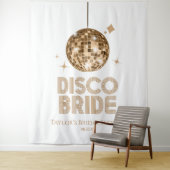 金ゴールドディスコボールディスコブライドブライダルシャワー タペストリー (インサイチュ)
