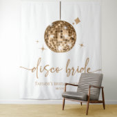 金ゴールドディスコボールディスコブライドブライダルシャワー タペストリー (インサイチュ)