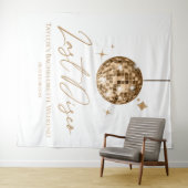 金ゴールドディスコボールラストディスコバチェロレッテ タペストリー (インサイチュ(横))