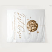 金ゴールドディスコボールラストディスコバチェロレッテ タペストリー (正面(横))