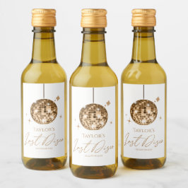 金ゴールドディスコボールラストディスコバチェロレッテ ワインラベル