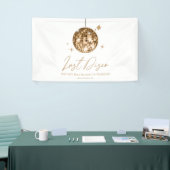 金ゴールドディスコボールラストディスコバチェロレッテ 横断幕 (トレードショー)