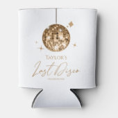 金ゴールドディスコボールラストディスコバチェロレッテ 缶クーラー (正面)