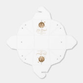 金ゴールドディスコボールレッツディスコ誕生日パーティー フェイバーボックス (折り畳みなし)