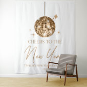 金ゴールドディスコボール応援ニューイヤーイブパーティー タペストリー (インサイチュ)