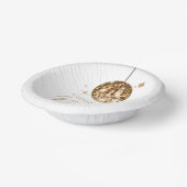 金ゴールドディスコボール応援ニューイヤーイブパーティー ペーパーボウル (傾斜あり)