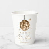 金ゴールドディスコボール応援ニューイヤーイブパーティー 紙コップ (裏面)