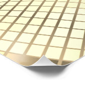 金ゴールドディスコ結婚ボール歓迎 ポスター (コーナー)