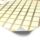 金ゴールドディスコ結婚ボール ポスター (コーナー)