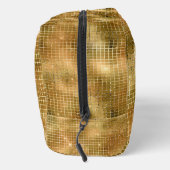 金ゴールドディスコ鏡グリッターパターンモノグラム ドップキット (右)