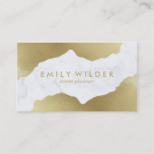 金ゴールドディップ大理石 | 名刺 (正面)