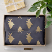 金ゴールドデコペのサメ 薄葉紙 (ギフト)