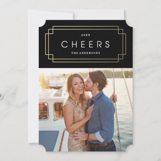 金ゴールドデコホリデイ シーズンカード (正面)