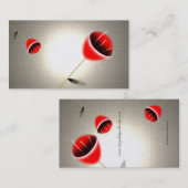 金ゴールドデザイナープロファイル名刺 名刺 (正面/裏面)