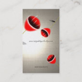 金ゴールドデザイナープロファイル名刺 名刺 (裏面)