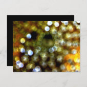 金ゴールドデザイン インビテーションポストカード (正面/裏面)