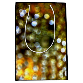 金ゴールドデザイン ミディアムペーパーバッグ