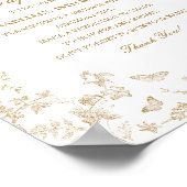 金ゴールドトイレデジュイタイムカプセルベビー誕生日ゲーム ポスター (角)