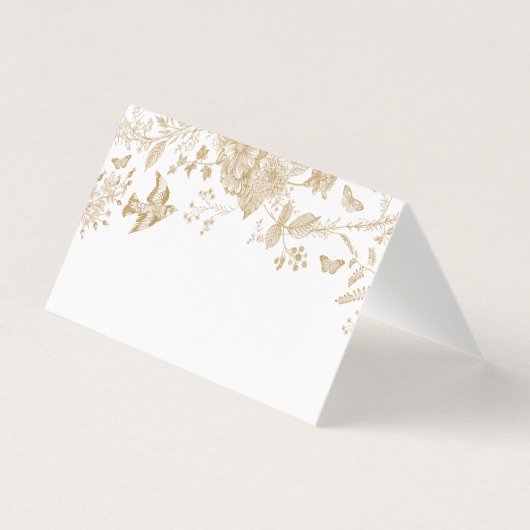 金ゴールドトイレデジュイフローラ座席表テーブルデコール (正面)