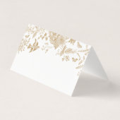 金ゴールドトイレデジュイフローラ座席表テーブルデコール (裏面)