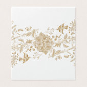 金ゴールドトイレデジュイフローラ座席表テーブルデコール (外部フラット)